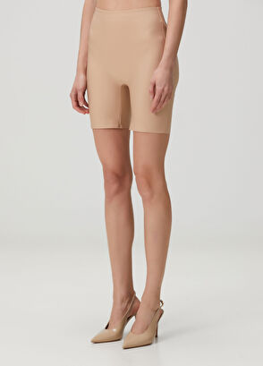 Butt Enchancing Bej Şort - Görsel 5
