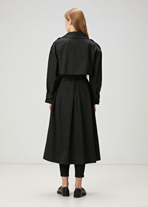 Beymen Club Black Trench Coat - 5