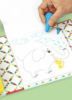 Tiger Tribe Animals Coloring Set - 5