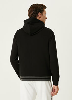 Black Hooded Double Sided Jersey Vest Beymen Club Black Hooded Double Sided Jersey Vest - 6