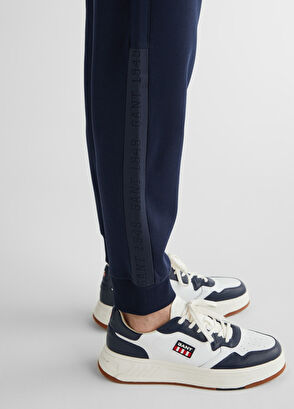 GANT Navy Blue Regular Fit Men's Sweatpants - 4