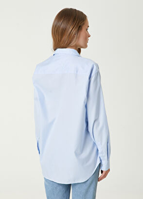 Beymen Club Açık Mavi Cepli Gömlek - 6