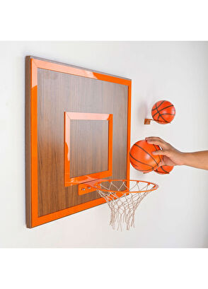 Archtwain Ceviz Turuncu Tekli Duvar Potası - 8