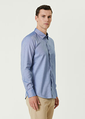 Beymen Club Slim Fit Koyu Mavi Gömlek - 3