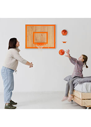 Archtwain Savana Meşe Turuncu Tekli Duvar Potası - 3