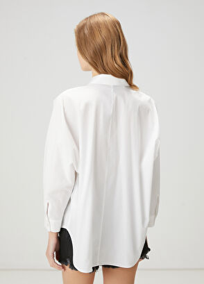 Beymen Club Off-White Stones Poplin Shirt - 5