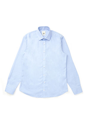 Beymen Club Slim Fit Mavi Non-iron Oxford Gömlek - 8