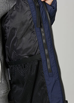 Canada Goose Crofton Enduraluxe Navy Blue Hooded Puff Jacket - 8