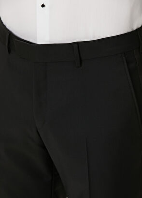 Beymen Collection Black Wool Tuxedo Pants - 4