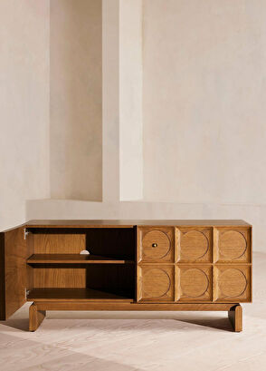 Latanwood Elliot Handmade Wooden Console - 7