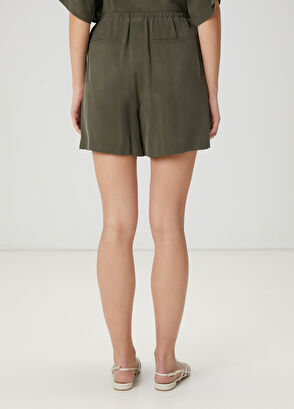 Beymen Club Khaki Stone Accessory Shorts - 5