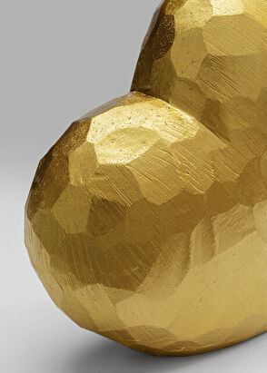 Kare Design Heart Gold Dekoratif Obje - 5