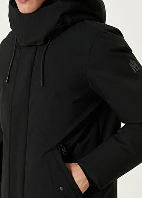 Mackage Sullivan Siyah Kapüşonlu Parka - 5