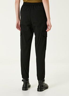 Beymen Club Siyah Elastik Paça Kargo Pantolon - 5