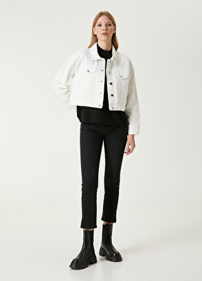 Beymen Club White Short Denim Jacket - 3