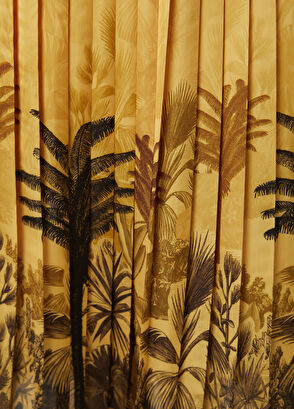 Beymen Club Yellow Patterned Pleated Midi Skirt - 6