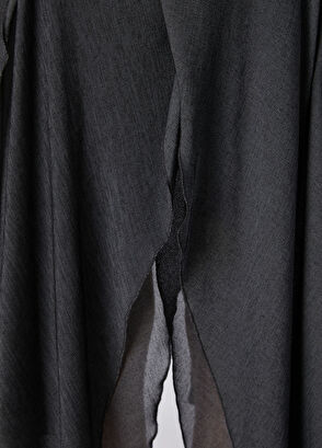 Beymen Club Anthracite Asymmetrical Flowing Skirt - 7