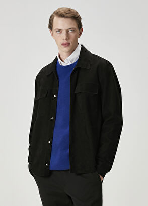 Beymen Club Siyah Süet Gömlek - 5