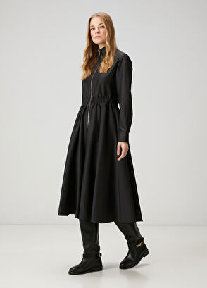 Beymen Club Siyah Midi Elbise - 3