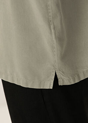 Academia Green Washed Short Sleeved Shirt - 8