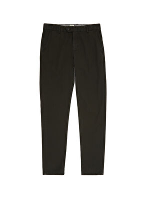 Beymen Club Slim Fit Koyu Haki Twill Spor Pantolon - 6