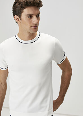 Beymen Club Off-White Short-Sleeved Sweater - 5