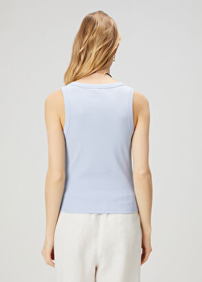 Beymen Club Blue Logo Crop Top - 4