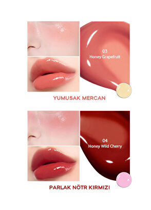 AIBB Glow Tin Pot 03 Honey Grapefruit Glossy Look Lip And Cheek Colorizer 4.8 gr - 6