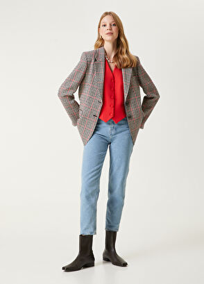 Beymen Club Kırmızı Smokin Yelek - 5