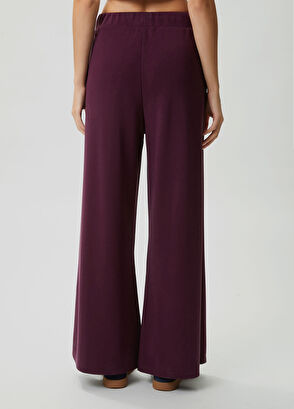 Beymen Club Bordo Bol Paça Scuba Modal Eşofman Altı - 4