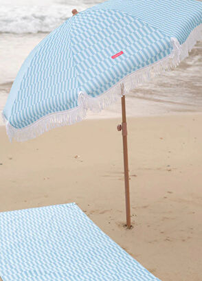 Flamingueo Caramel Mavi Plaj ve Bahçe Şemsiyesi - 6