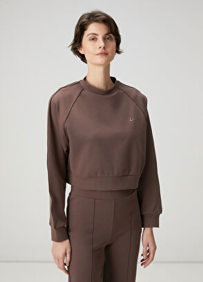 Beymen Club Gül Kurusu Crop Sweatshirt - 4