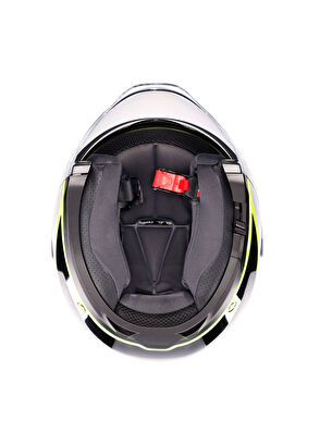 Agv Irides Davao Black Grey Yellow Fluo Closed Motorcycle Helmet - 8