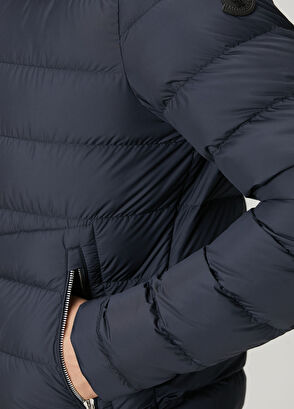 Lacivert Puff Mont - Görsel 7