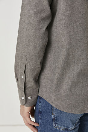 Beymen Club Comfort Fit Kahverengi Gömlek - 6