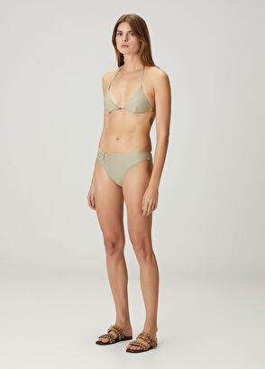 Beymen Club Green Rope Straps Triangle Bikini Top - 3