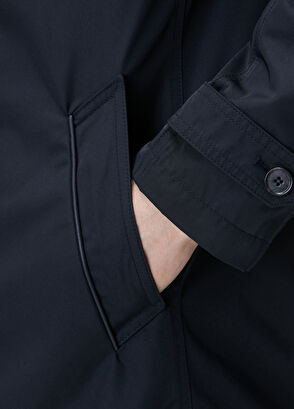 Network Lacivert Pardösü - 7