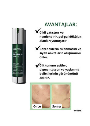 MEDIPEEL Phyto CicaNol B5 6000 Shot Serum Spiküller ve Centella İçeren Yatıştırıcı Peeling Cilt Serumu 50 ml - 3