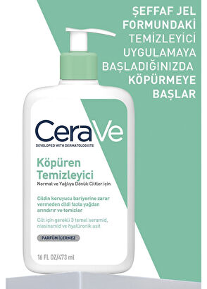 CeraVe Arındırıcı Köpüren Jel Yüz Temizleyici 473 ml - 7