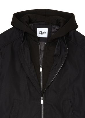 Beymen Club Black Coat with Detachable Hood - 8