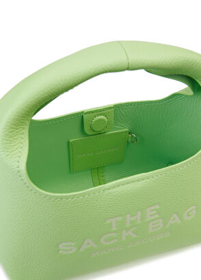 Marc Jacobs The Mini Sack Yeşil Kadın Deri Çanta - 6