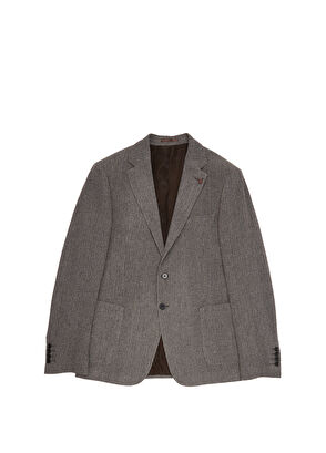 Beymen Club Vizon Crinkle Dokulu Yün Ceket - 10