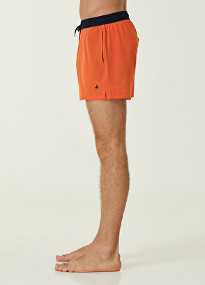 Beymen Club Turuncu Kontrast Bel Detaylı Mayo - 3