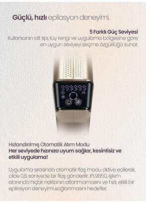 IPL9850 PureCare 3.000.000 Atımlı Buz Lazer Epilasyon Cihazı - Görsel 9