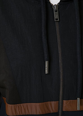 Beymen Club Siyah Kapüşonlu Garni Detaylı Sweatshirt - 5