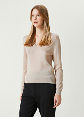 Beymen Club Camel Basic Yün Kazak - 5