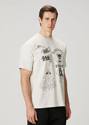 Domrebel Varsity Bear Printed T-Shirt - 3