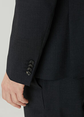 Antrasit Yün Takım Elbise - Görsel 8