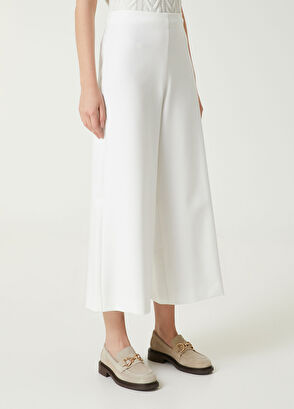 Beymen Club White Wide-Leg Trousers - 3
