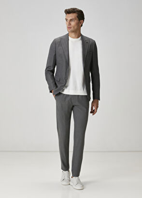 Beymen Club Gray Wool Coat - 3